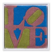 Robert Indiana (1928-2018) after. Love Rug