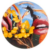 Jeff Koons (b.1955) Lips Coupe Plate