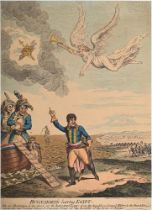 JAMES GILLRAY (BRITISH 1756-1851), BONAPARTE LEAVING EGYPT