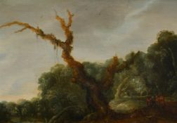 JACOB VAN GEEL (DUTCH CIRCA 1585 - CIRCA 1648), A WOODED LANDSCAPE