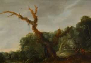JACOB VAN GEEL (DUTCH CIRCA 1585 - CIRCA 1648), A WOODED LANDSCAPE