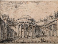 ITALIAN SCHOOL (18TH CENTURY), ARCHITECTURAL CAPRICCIO