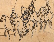 RODOLPHE BRESDIN (FRENCH 1822-1885) THREE SKETCHES (3)