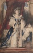 ‡ SIR DAVID WILKIE (SCOTTISH 1785-1841), SKETCH FOR THE STATE PORTRAIT OF QUEEN ADELAIDE