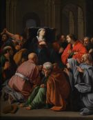 ‡ ATTRIBUTED TO CARLO SARACENI (ITALIAN 1579-1620), DEATH OF THE VIRGIN