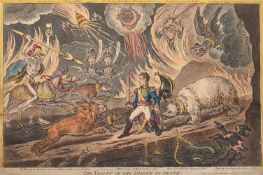 JAMES GILLRAY (BRITISH 1756-1851), THE VALLEY OF THE SHADOW OF DEATH