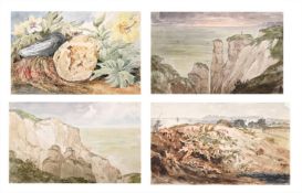‡ JOSEPH MICHAEL GANDY (BRITISH 1771-1843), PEVENSEY; COASTAL LANDSCAPE NEAR MARGATE; SEASIDE (4)