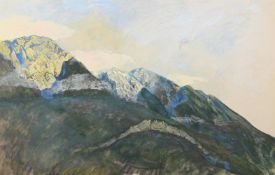 PAVEL TCHELITCHEW (RUSSIAN 1898-1957), MOUNTAIN LANDSCAPE