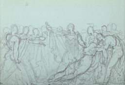 ‡ THÉODORE GÉRICAULT (FRENCH 1791-1824) STUDY FOR 'THE OATH OF BRUTUS AFTER THE DEATH OF LUCRETIA'Pe