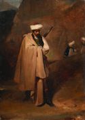 ALEXANDRE- GABRIEL DECAMPS (FRENCH 1803-1860), PORTRAIT OF A GUERRIER TURC