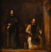 ‡ SIR DAVID WILKIE (SCOTTISH 1785-1841), HENRY WARDEN BROUGHT BEFORE FATHER EUSTACE