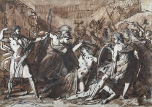 ‡ BARON ANTOINE- JEAN GROS (FRENCH 1771-1835), ULYSSES KILLING THE SUITORS OF PENELOPE