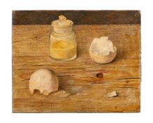 λ MAXWELL ASHBY ARMFIELD (BRITISH 1882-1972), STILL LIFE WITH BROKEN EGG