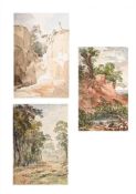 ‡ JOSEPH MICHAEL GANDY (BRITISH 1771-1843), NEAR LUTCHINGTON, ALTHORPE ESSEX AND TWO OTHERS (3)