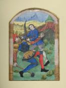 ANONYMOUS SOUTHERN NETHERLANDISH OR FRENCH ILLUMINATOR (CIRCA 1500), DAVID