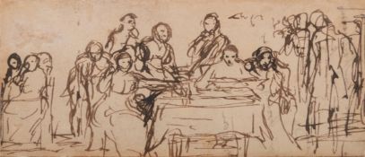 SIR DAVID WILKIE (SCOTTISH 1785-1841), STUDY FOR READING THE WILL