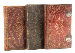 θ Bindings.- Almanack.- Rider (Cardanus) Rider's (1735) British Merlin, by R. Nutt, 1735; and 2 …
