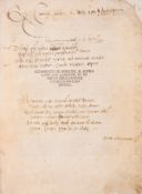 θ Bonfire of Vanities.- Benivieni (Girolamo) Canzoni e sonetti dell’amore e della bellezza divina, …