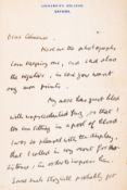 Spender (Sir Stephen ) Autograph Letter signed 
