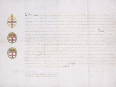 Charles II (K ing ) Order to the royal jewellers Francis Sympson and John Sympson to make …