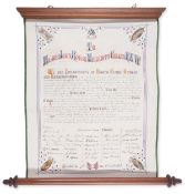 Rorke's Drift.- Chard (John Rouse Merriott).- Illuminated address presented to John Chard R.E., …