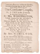 θ Georgian Irish actress & socialite.- Theatre Royal, Covent Garden. This present Wednesday, being …
