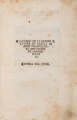 θ Plinius Secundus (Gaius) De li homini illustri, in lingua senese traducto et brevemente …