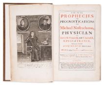 θ Nostradamus (Michel) The True Prophecies or Prognostications, first edition in English, Printed …