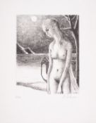 λ Paul Delvaux (1897-1994) Nuit (Jacob 95)