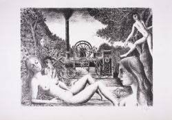 λ Paul Delvaux (1897-1994) Locomobile (Jacob 42)