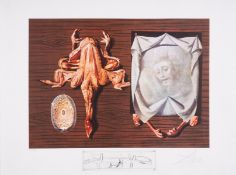 λ Salvador Dalí (1904-1989), Les spoutniks astiques élasticots statisques, from Les Dîners de Gala …