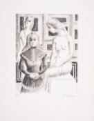λ Paul Delvaux (1897-1994) Femme au Tambouret (Jacob 94)