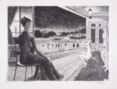 λ Paul Delvaux (1897-1994) Devant Ma Ville (Jacob 33)