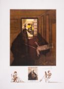 λ Salvador Dalí (1904-1989), Rembrandt 'Portrait du peintre par lui-même', from Changes in Great …