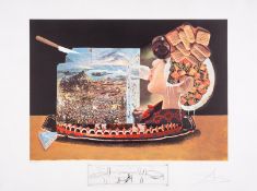λ Salvador Dalí (1904-1989), Les pios nonches, from Les Dîners de Gala (Field 77-5J; M&L 1339)