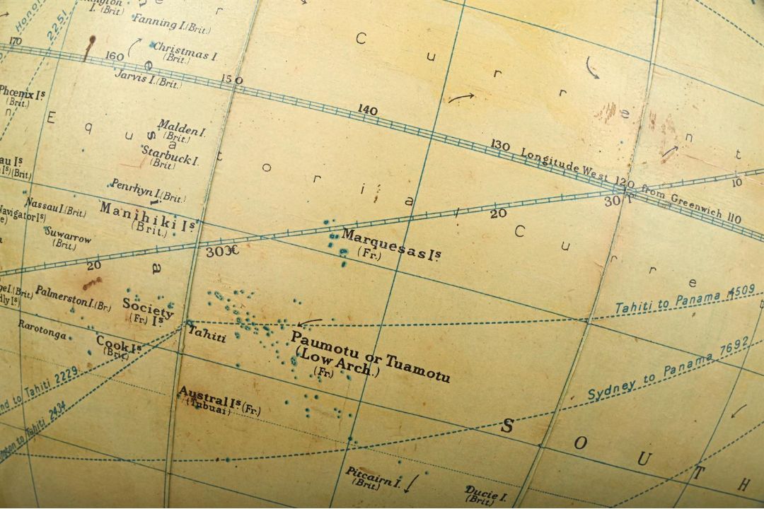 GEORAMA LTD, A 19 INCH TERRESTRIAL SHIPPER'S GLOBE, GEIRGE PHILLIP & SON, 20TH CENTURY - Image 3 of 4