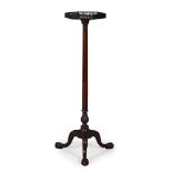AN EARLY GEORGE III CARVED MAHOGANY TORCHERE STAND, CIRCA 1760