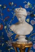 BENJAMIN EDWARD SPENCE (1823-1866), A MARBLE BUST OF VENUS, DATED 1855