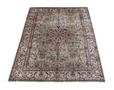A TABRIZ CARPET, SIGNED ALLABAFT