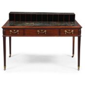 Y A GEORGE III MAHOGANY LIBRARY MECHANICAL WRITING TABLE, CIRCA 1800