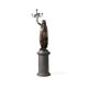 AFTER ÉMILE-CORIOLAN-HIPPOLYTE GUILLEMIN, A BRONZE FIGURAL LIGHT OR TORCHERE 'FEMME INDIENNE' - Image 2 of 8