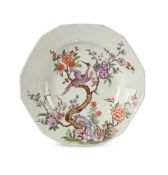 A VIENNA (DU PACQUIER) DODECAGONAL PLATE, CIRCA 1730