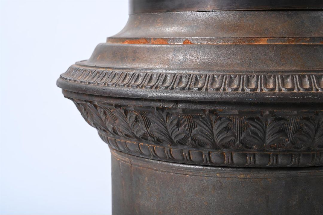 AFTER ÉMILE-CORIOLAN-HIPPOLYTE GUILLEMIN, A BRONZE FIGURAL LIGHT OR TORCHERE 'FEMME INDIENNE' - Image 6 of 8