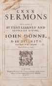 θ Donne (John) LXXX Sermons... [&] Fifty Sermons, 2 works in 1, contemporary panelled calf, 1640-49.