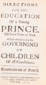 θ Moulin (Peter du) Directions for the Education of a Young Prince. Till Seven Years of Age. Which …