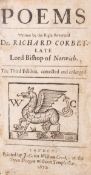 θ Corbet (Richard) Poems, third edition, J.C. for William Crook, 1672.