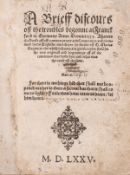 θ Whittingham (William) A Brieff Discours off the Troubles begonne at Franckford in Germany, …