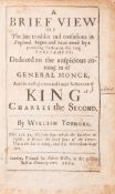 θ Charles II.- Younger (William) A Brief View of the late troubles and confusions in England...And …