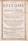 θ Leighton (Alexander) An Epitome or Briefe Discoverie, from the Beginning to the Ending, of the …