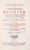 θ [Fuller (Thomas)] Ephemeris Parliamentaria...in the third and fourth years of the reign of our …